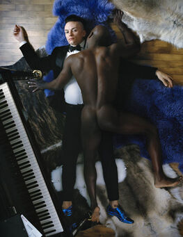 Oliver Mark, ‘“Cameron Carpenter and his Personal Trainer”, Berlin’, 2012