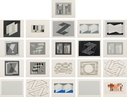 Josef Albers, ‘A group of twenty-one works from the Formulation: Articulation portfolio’, 1972
