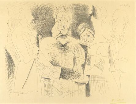 Pablo Picasso, ‘Portrait de Famille, Six Personnages’, 1962