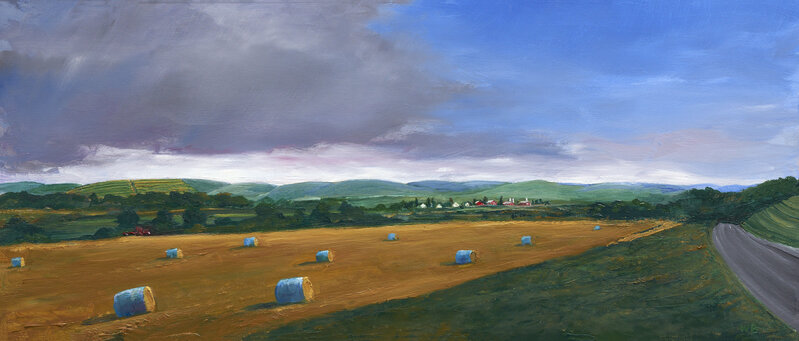 William Beckman, ‘Bel Air Farm Summer’, 2020, Painting, Oil on panel, Forum Gallery