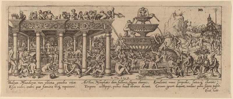 Jan Theodor de Bry after Barthel Beham, ‘Fountain of Youth’, Print, Engraving, National Gallery of Art, Washington, D.C.