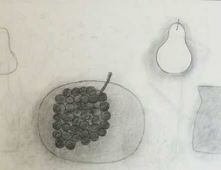 William Scott (1913-1989), ‘Untitled (Plate, Grapes, Pear & Jug)’, 1975