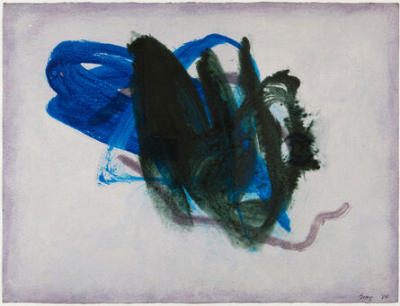 Cleve Gray, ‘Gesture: Blue’, 1984