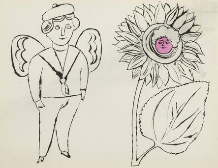 Andy Warhol, ‘From In the Bottom of My Garden: one plate (Feldman& Schellmann IV.100) ’, c. 1956