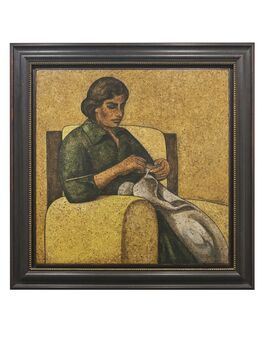 Louay Kayali, ‘Woman Sewing’, 1974