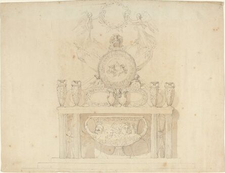 John Flaxman, ‘Study for Decorations of Buckingham Palace’