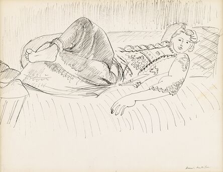 Henri Matisse, ‘Odalisque Étendue’, 1928