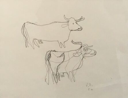 Jean Dubuffet, ‘Les vaches’, 1954