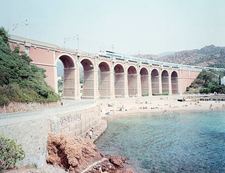 Massimo Vitali, ‘Antheor Viaduct, from the portfolio "Landscape with Figures"’