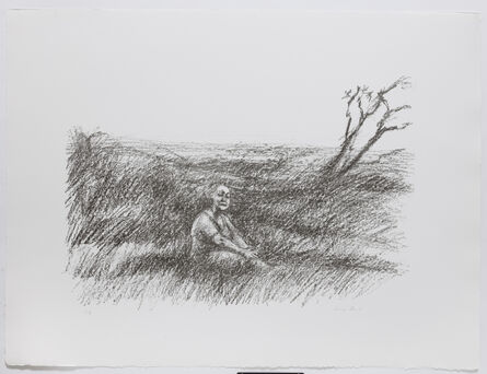 Celia Paul, ‘Woman in a Landscape with Tree’, 2002
