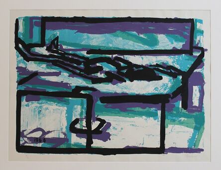 Frank Auerbach, ‘Reclining Figure 1’, 1966