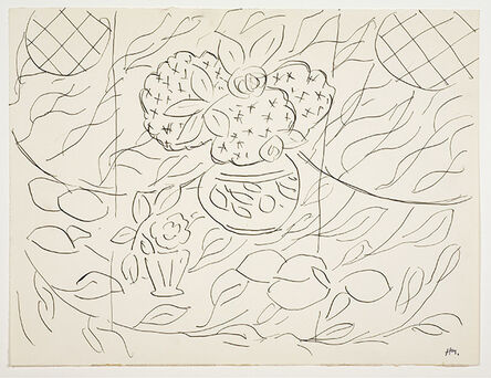 Henri Matisse, ‘Sketch for the painting “Lemons and Mimosas on a Black Background”’, 1944