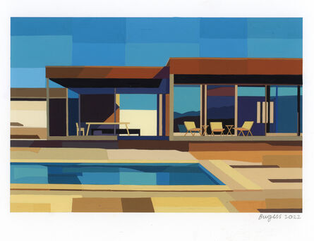 Andy Burgess, ‘Radziner Desert House’, 2022
