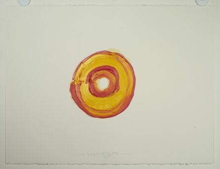 Sarkis, ‘2011.12.8 d’après “La rétine de l’artiste. Illusion d’optique créée par la maladie oculaire” (1930) de E. Munch (Séchoir à dessin)’, 2011