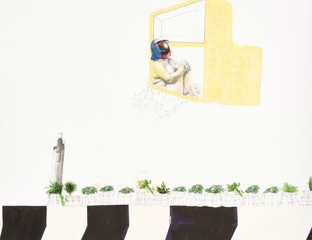 Ruby Onyinyechi Amanze, ‘Growable walls and keke doors (galaxies hover over roadside nurseries)’, 2015