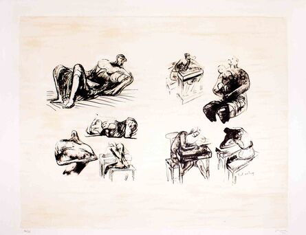 Henry Moore, ‘Eight Sculptural Ideas’, 1973