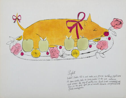 Andy Warhol, ‘Piglet, from Wild Raspberries’, 1959