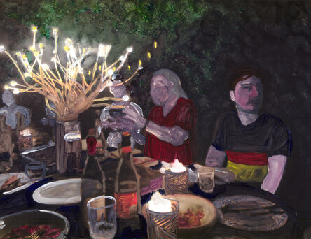 Christy Powers, ‘the dinner party’, 2018