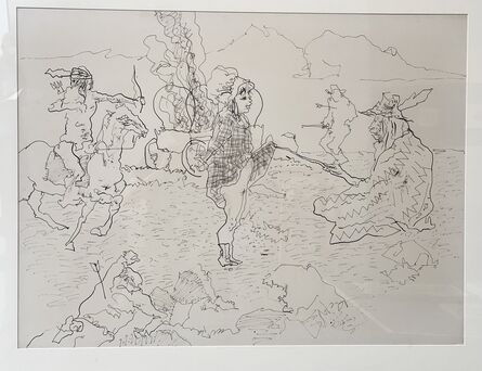 John Altoon, ‘Cowboys and Indians (C/120).’, 1968