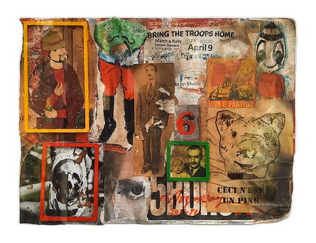 Burhan Dogançay, ‘Framed Skull’, 2011-2012