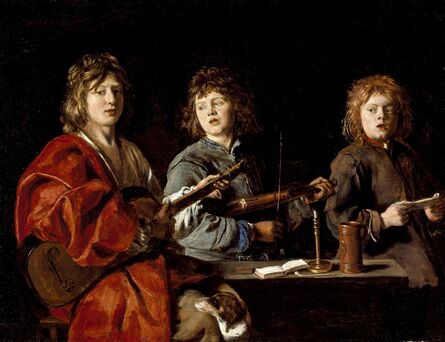 Louis Le Nain, ‘Three Young Musicians’, ca. 1640