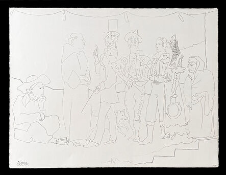 Pablo Picasso, ‘Troupe d’Acteurs’, 1954