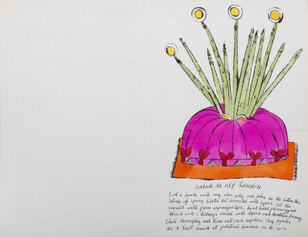 Andy Warhol, ‘Salade de Alf Landon, from Wild Raspberries’, 1959