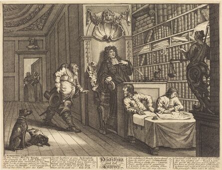 William Hogarth, ‘Hudibras and the Lawyer’, 1725/1726