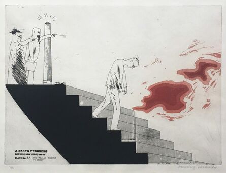 David Hockney, ‘The Wallet Begins to Empty’, 1961