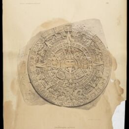 José María Velasco, ‘Calendario Azteca’, 1890