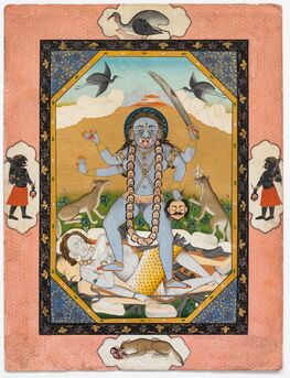 Sajnu, ‘The Goddess Kali, Attributed to Sajnu, Mandi, North India’, circa 1810