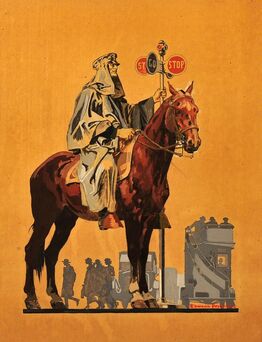 Edward Penfield, ‘Policeman on Horseback’, 1915