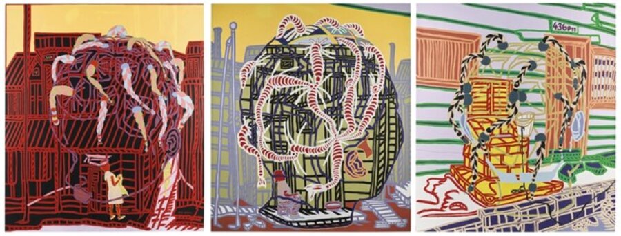 HLM (Habitats À Loyer Modérés) (Triptych)