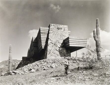 Pedro E. Guerrero, ‘The Pauson House, Ship of the Desert, Exterior Side View, Scottsdale, AZ’, 1941