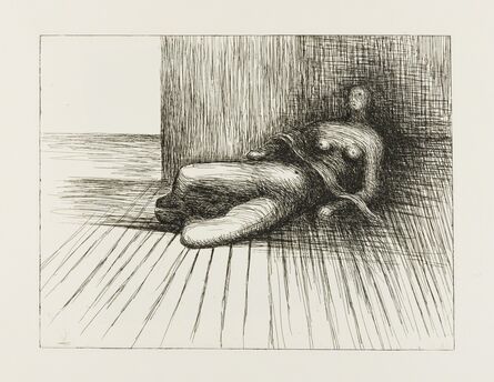 Henry Moore, ‘Reclining Figure; Two Reclining Figures; Reclining Figure 5 (Cramer 423, 466 and 476)’, 1976