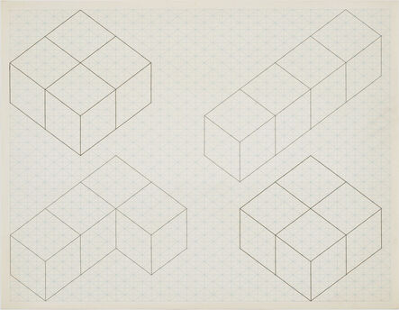 Michael Craig-Martin, ‘4 box piece in 4 stages’, 1968