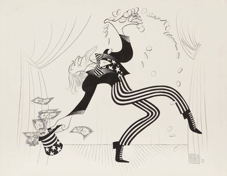 Al Hirschfeld, ‘Uncle Sam’, ca. 1960
