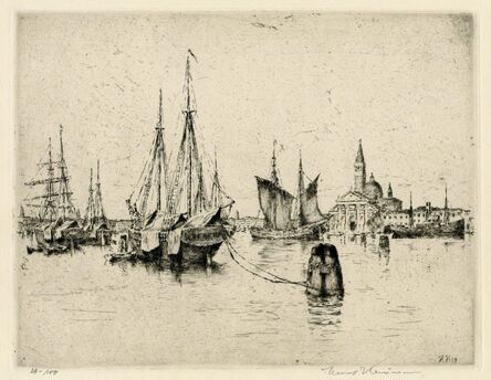 Hans Kaumann, ‘[Venice Harbor]’, 1924