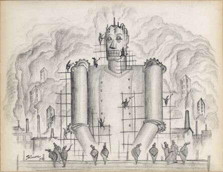 Henry Simon, ‘Untitled (Industrial Frankenstein I)’, 1932
