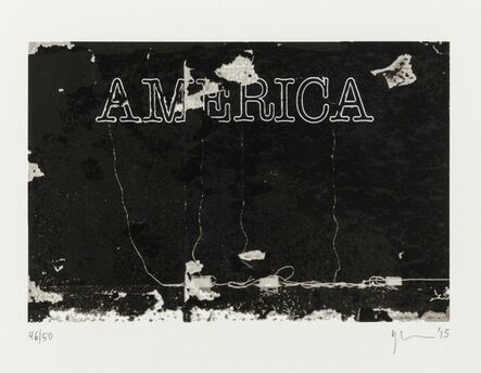 Glenn Ligon, ‘America’, 2015