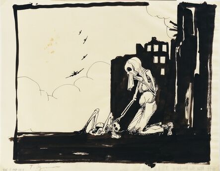 Tomi Ungerer, ‘Untited (After the Bombing)’, c. 1980