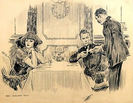James Montgomery Flagg, ‘Dinner Disturbance ’, 1921