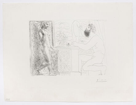 Pablo Picasso, ‘Sculpteur et son Modèle devant une Fenêtre’, 1933