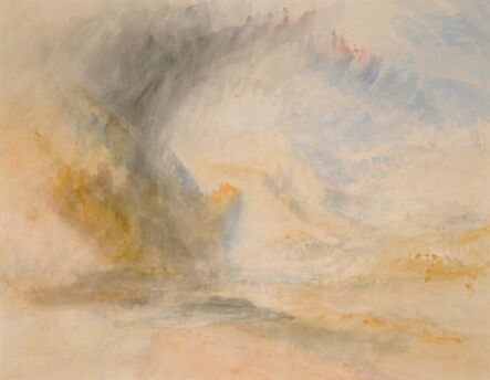 J. M. W. Turner, ‘Foot of St. Gothard’, ca. 1842