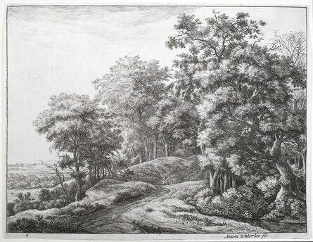 Anthonie Waterloo, ‘The Great Landscapes VI (2nd state)’, ca. 1650