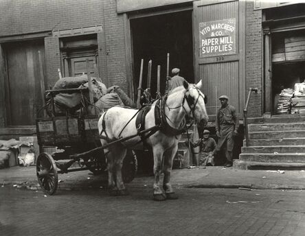 Joe Schwartz, ‘Work Horses, Greenwich Village, New York City’, 1930s
