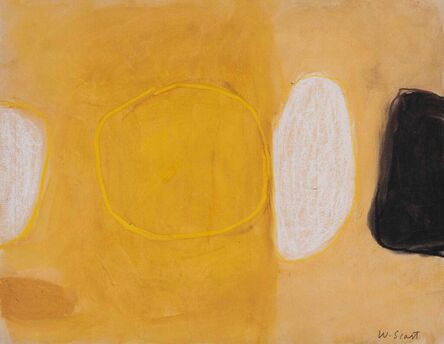 William Scott (1913-1989), ‘Yellow Circle (II)’, 1963
