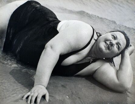 Lisette Model, ‘Coney Island Bather, New York (Reclining)’, 1939-1941