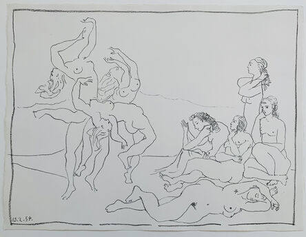 Pablo Picasso, ‘Dances’, 13.2.1954