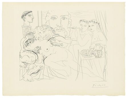 Pablo Picasso, ‘Minotaure caressant une femme, from: La Suite Vollard’, 1933
